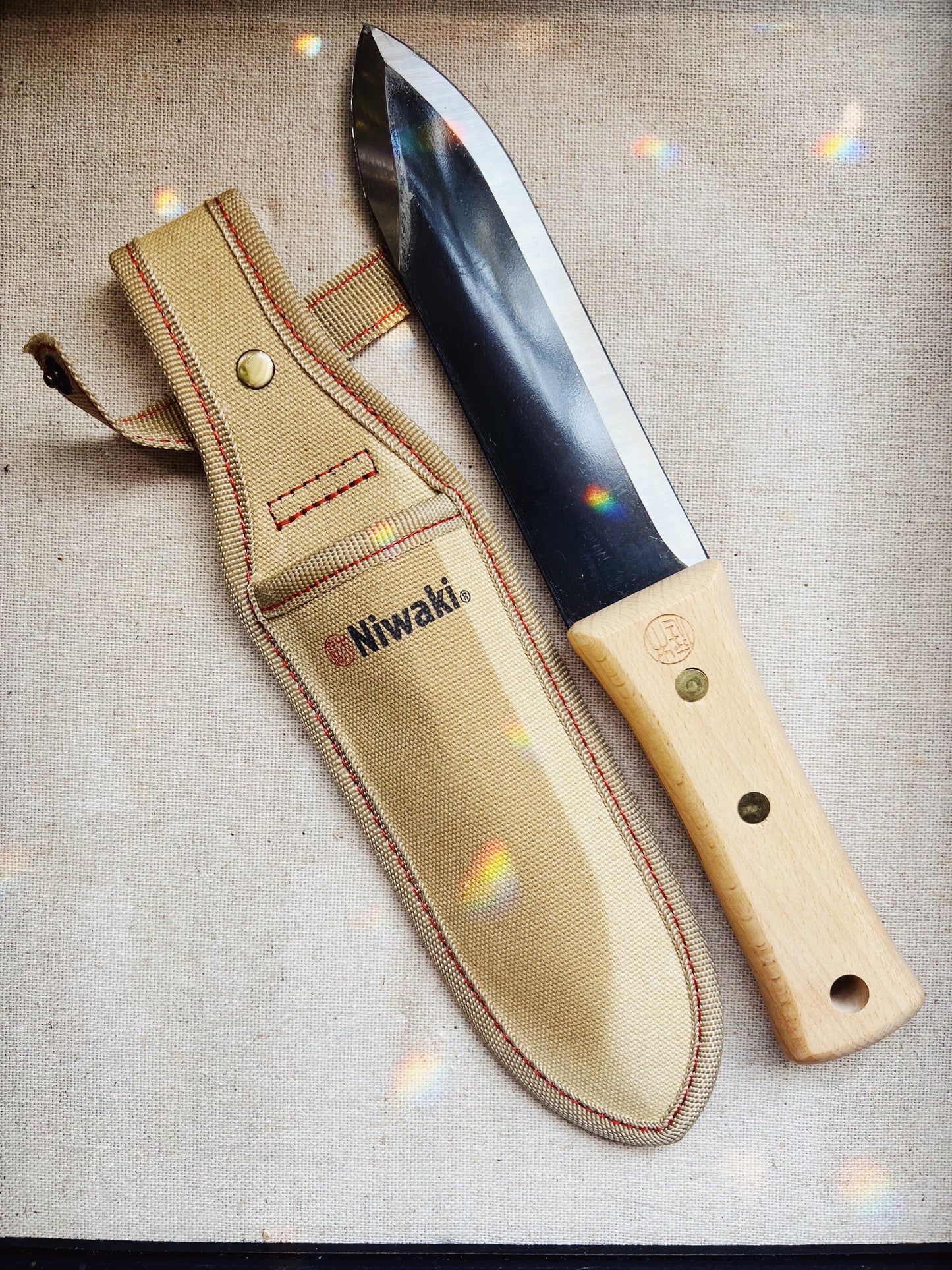 Niwaki Hori Hori Garden Knife & Canvas Sheath