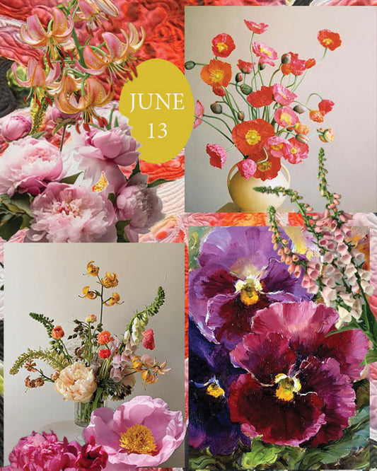 June in Bloom - A Spring Floral Workshop - June 13th