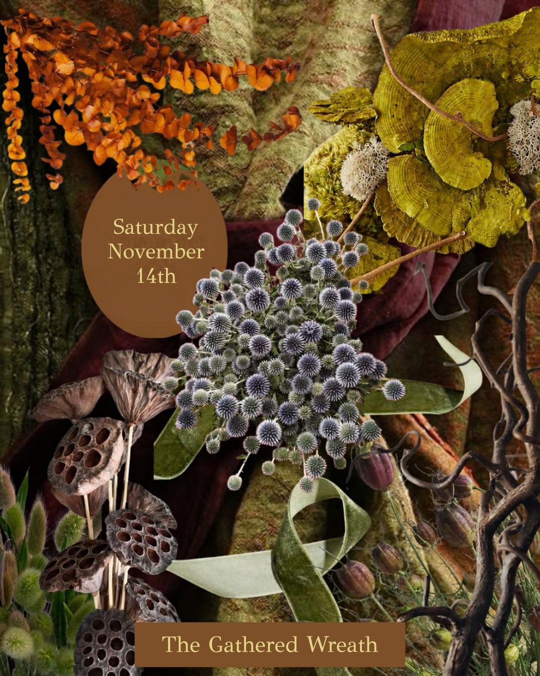 The Gathered Wreath Workshop - November 14th